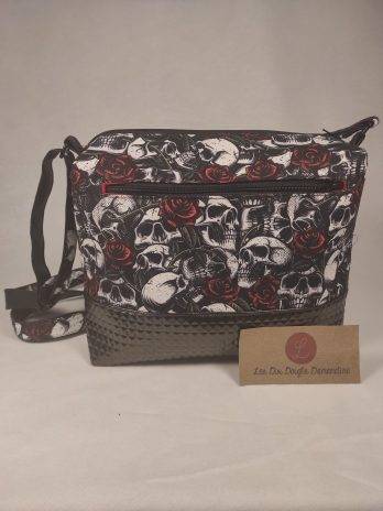 sac a main skull and roses