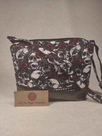 sac a main skull and roses